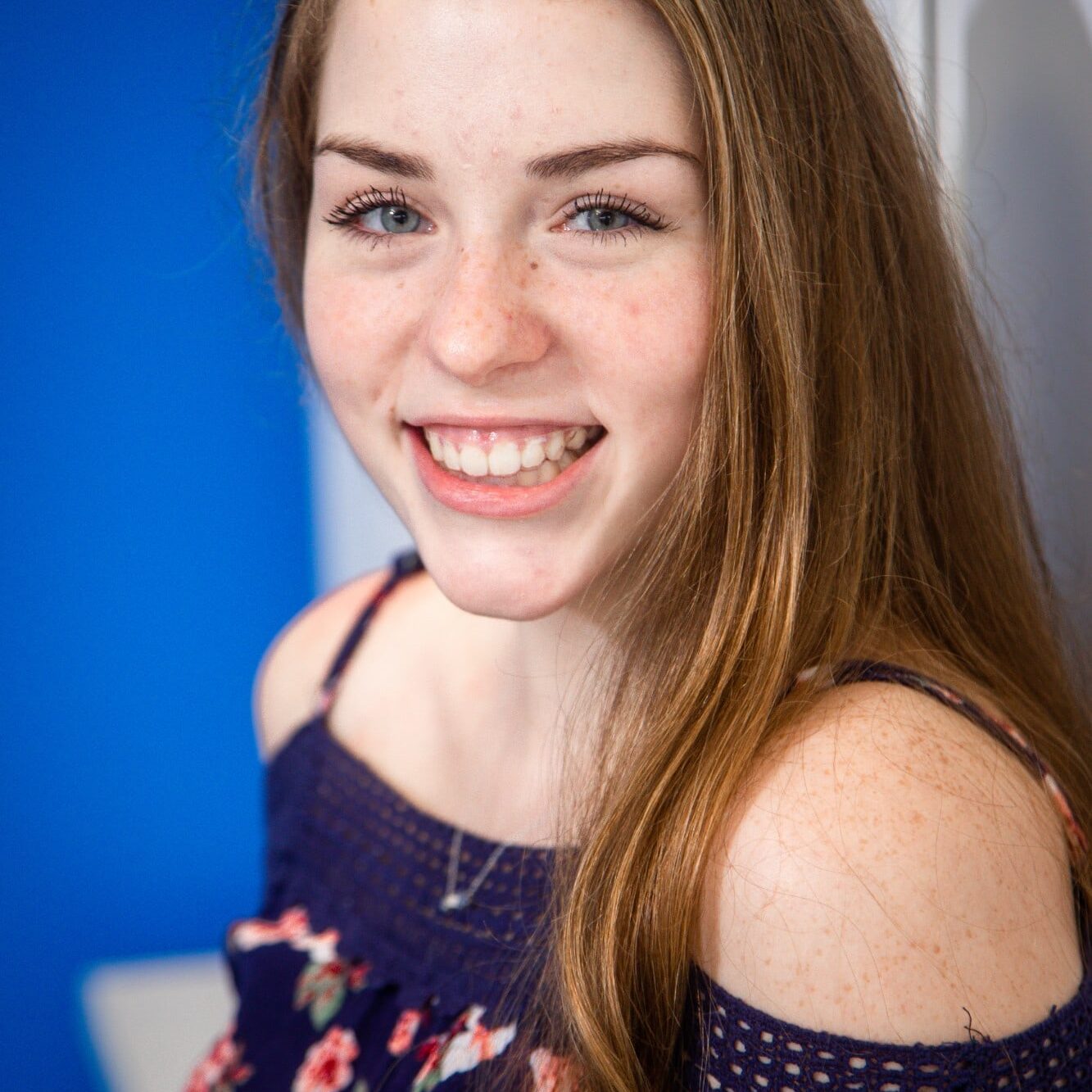 Patient smiling